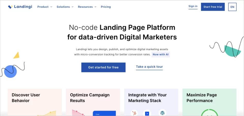 เครื่องมือ A/B ที่ดีที่สุดสำหรับหน้า Landing Page: Landingi