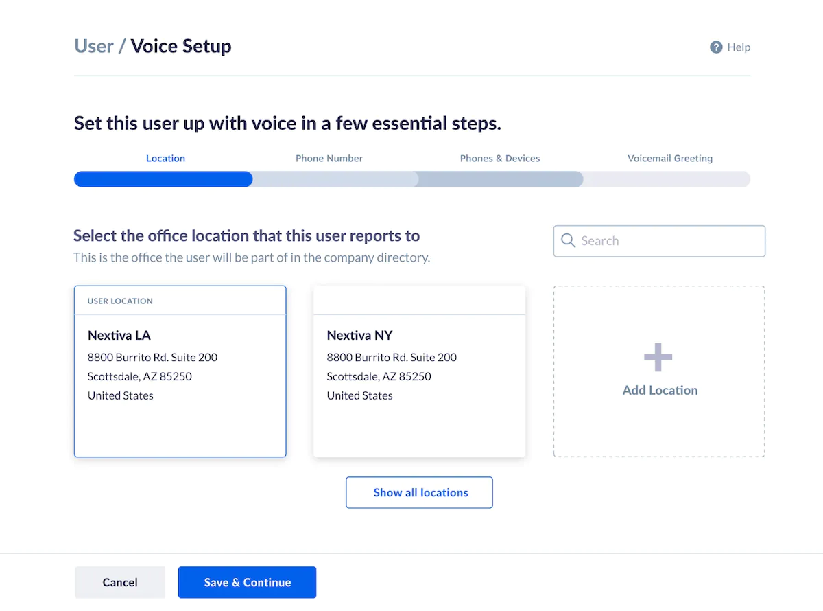 Configurando um sistema telefônico comercial no Nextiva