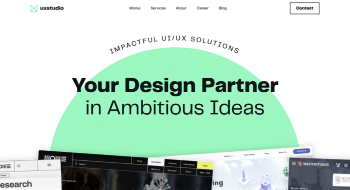 Le migliori aziende di progettazione di prodotti digitali: UX Studio