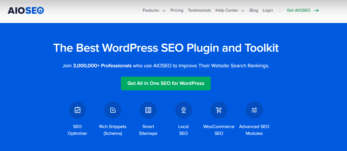 AIOSEO WordPress Plugin per reindirizzamenti ‍