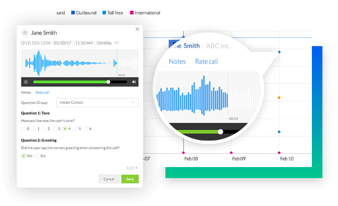 Enregistrer des appels dans Nextiva