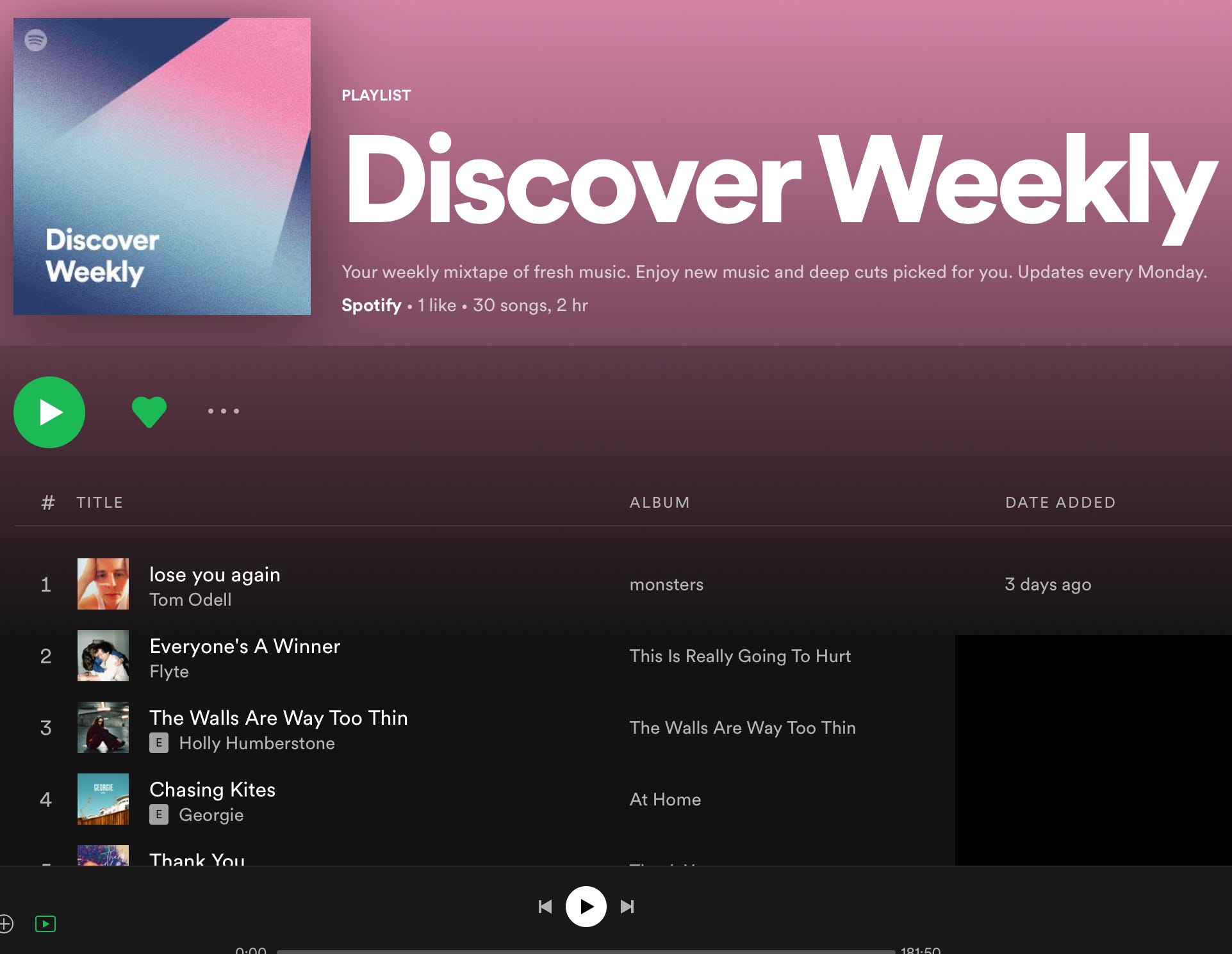 Entdecken Sie Weekly: Spotifys Accidental Home Run