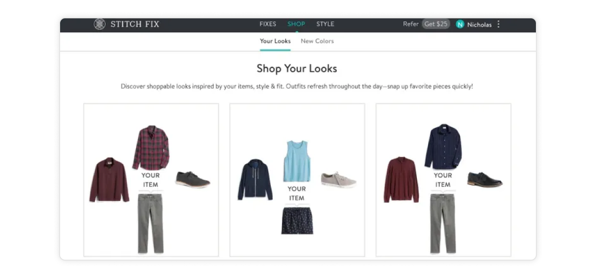 Stitch Fix: Personalisierte Empfehlungen