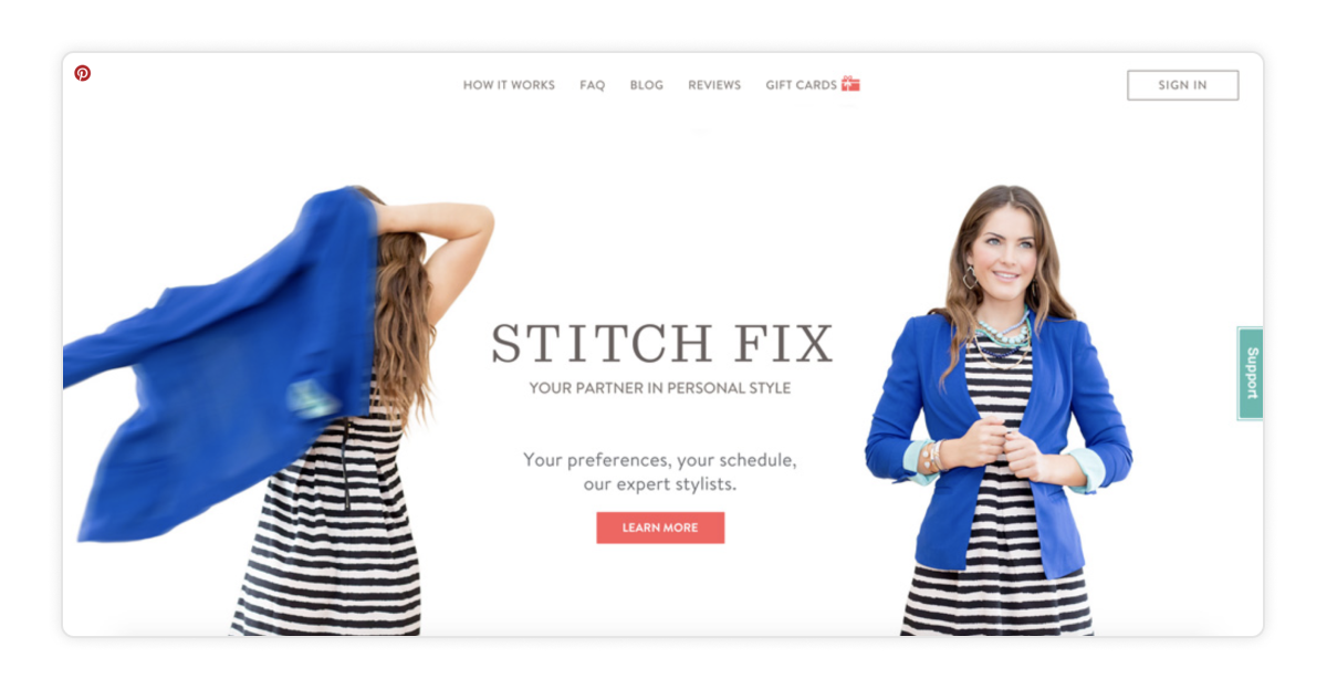 Stitch Fix: สไตลิสต์ส่วนตัว