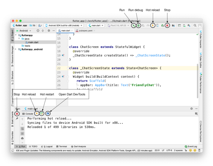 Performa Aplikasi Flutter: Praktik Terbaik, Pemantauan, Pengoptimalan: Fitur Hot Reload Flutter