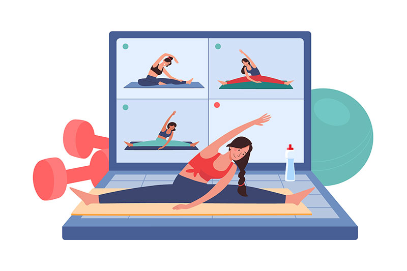 5 semplici passaggi per creare una lezione e un quaderno di esercizi online di fitness fisico