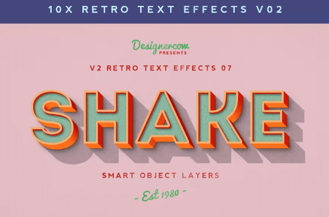 Retro-Texteffekte V2