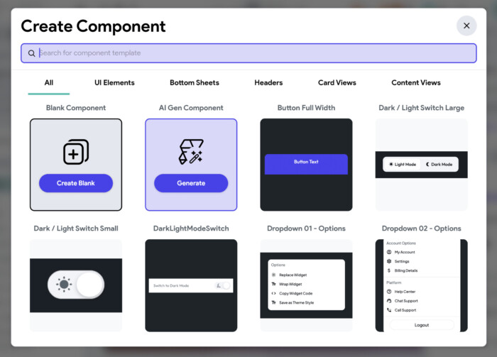 Fonctionnalité FlutterFlow