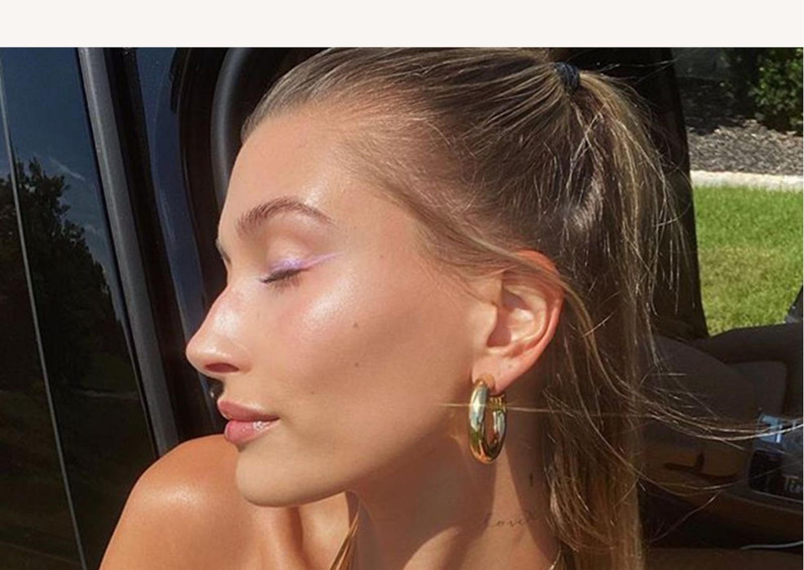 Hailey Bieber è il trucco da ragazza