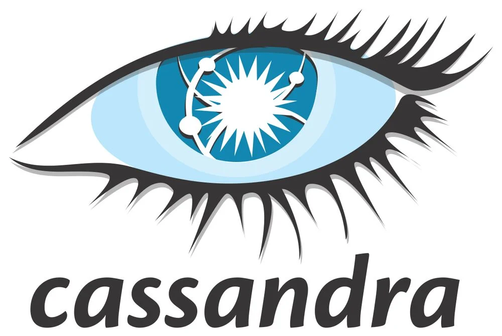 โลโก้ตาฐานข้อมูลคลาวด์ฟรีของ Cassandra