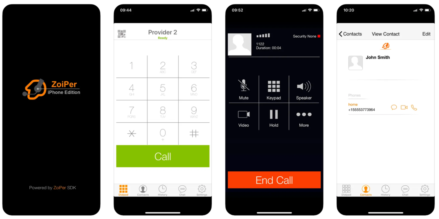 Zoiper VoIP ve SIP iPhone Uygulaması