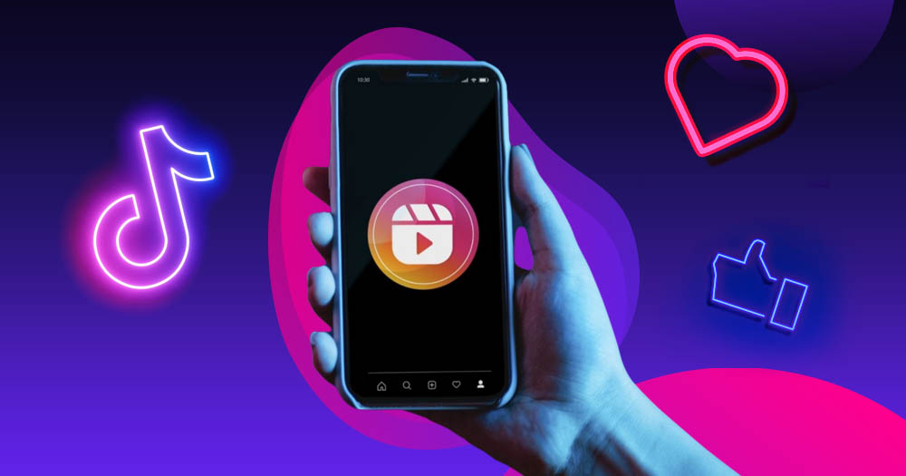 Telefon mit Videosymbol Tiktok