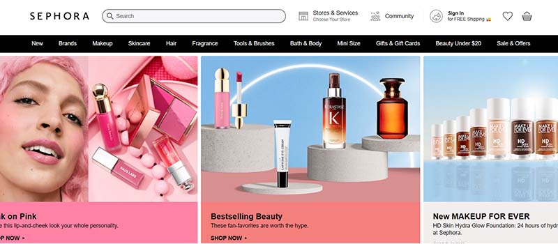 sephora contoh pemasaran ai