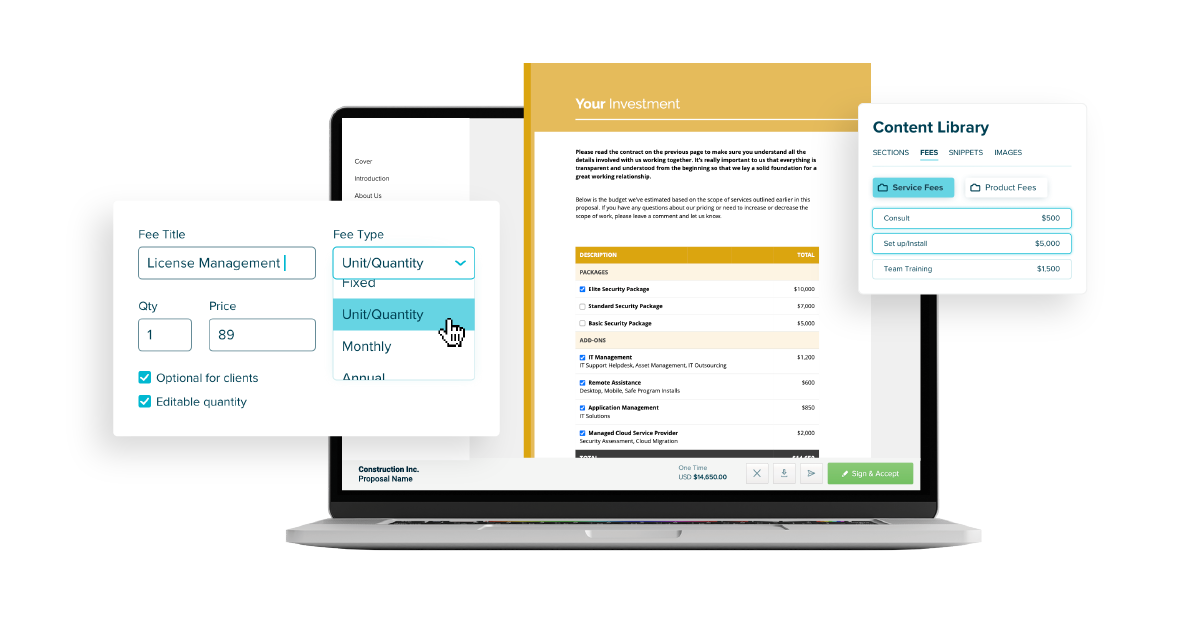 Tablas de tarifas interactivas para el software CPQ