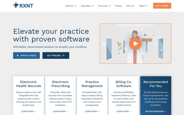 排名前 11 的医疗保健软件公司 - RXNT