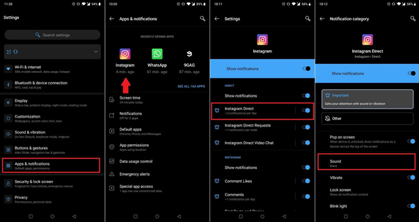 attivare le notifiche di Instagram per Android