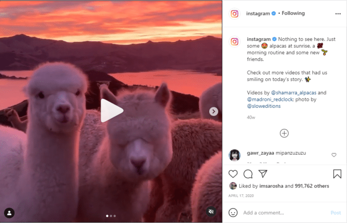 Carousel Instagram formato foto video per Instagram