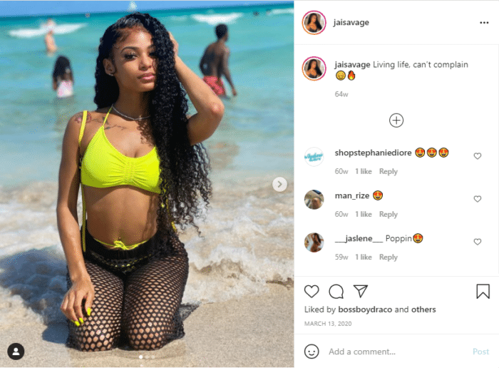 modele de instagram jailyn savage