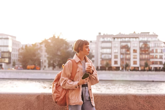 chica de viaje en europa