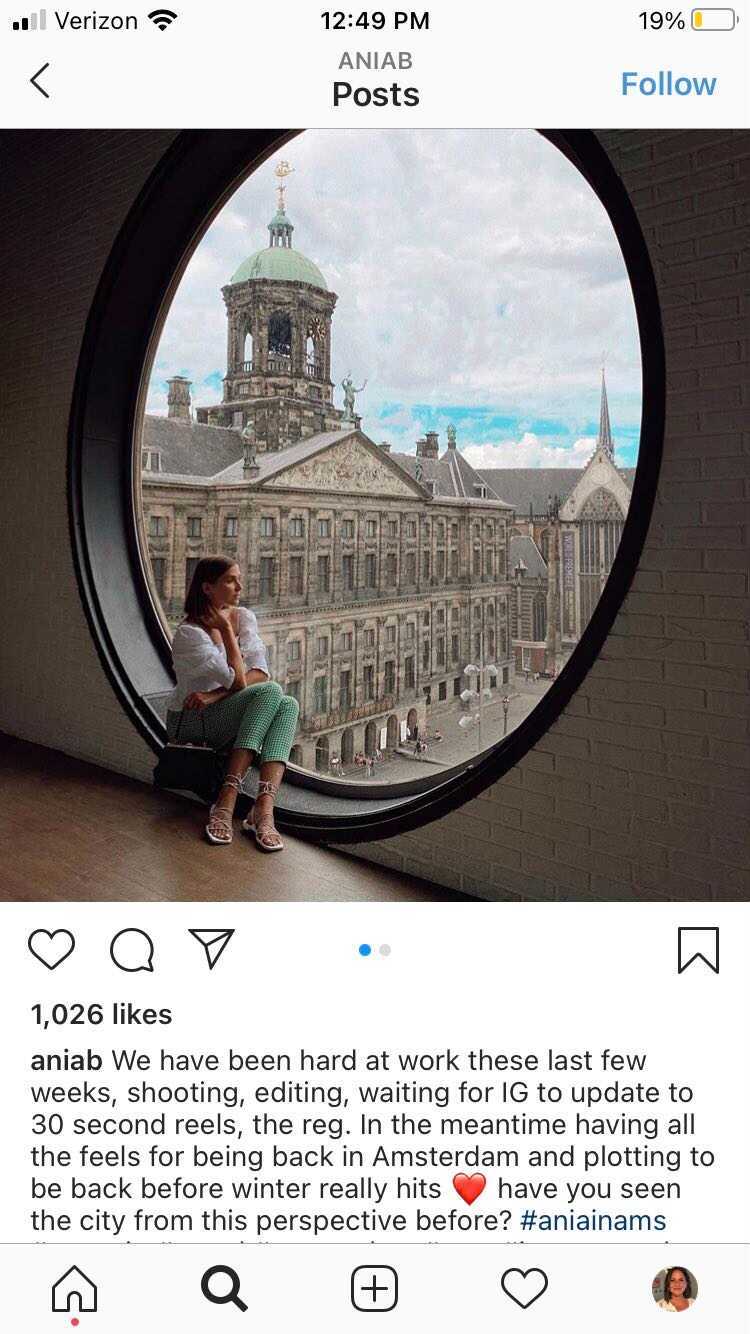 podróże Instagram aniab