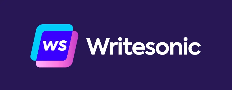 logotipo do Writesonic