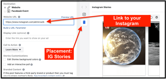 cómo utilizar los anuncios de historias de Instagram para aumentar los seguidores