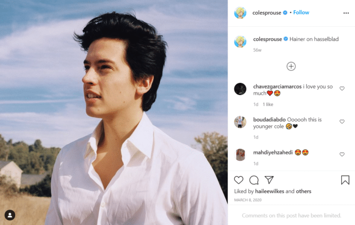 finsta cole sprouse