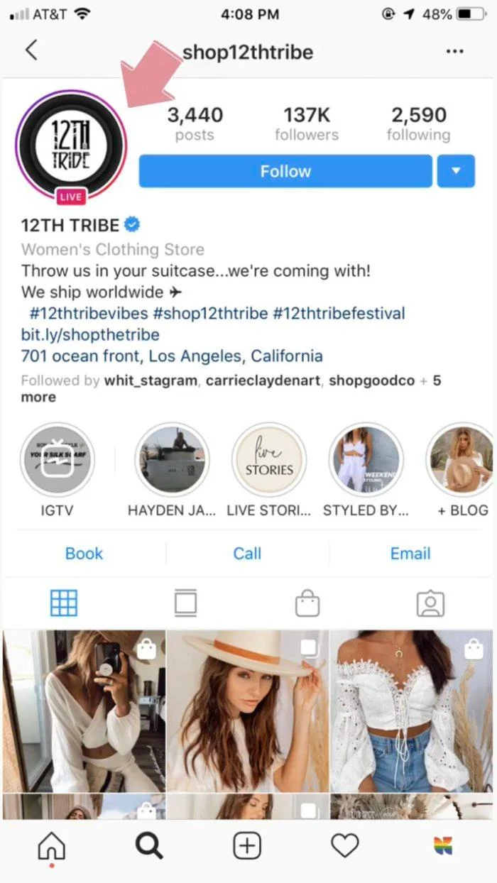 ฟีด Instagram ของ shop12thtribe