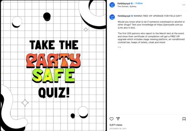 Quiz Take-The-Party-Safe