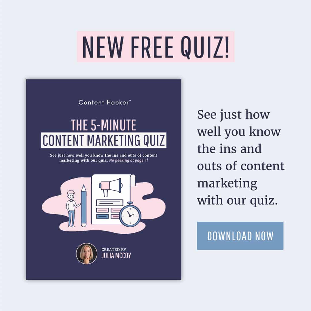 quiz sul marketing dei contenuti