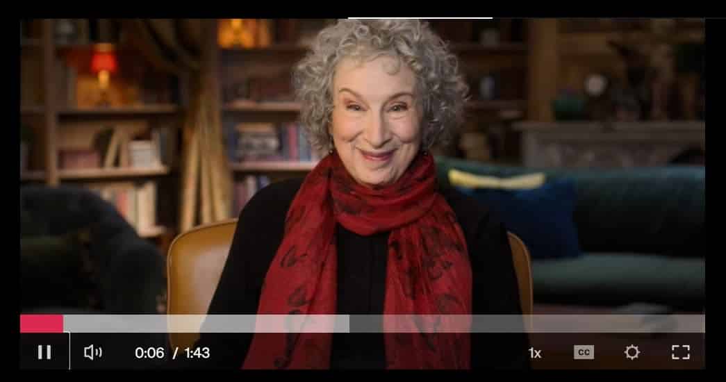 masterclass de scris cu Margaret Atwood