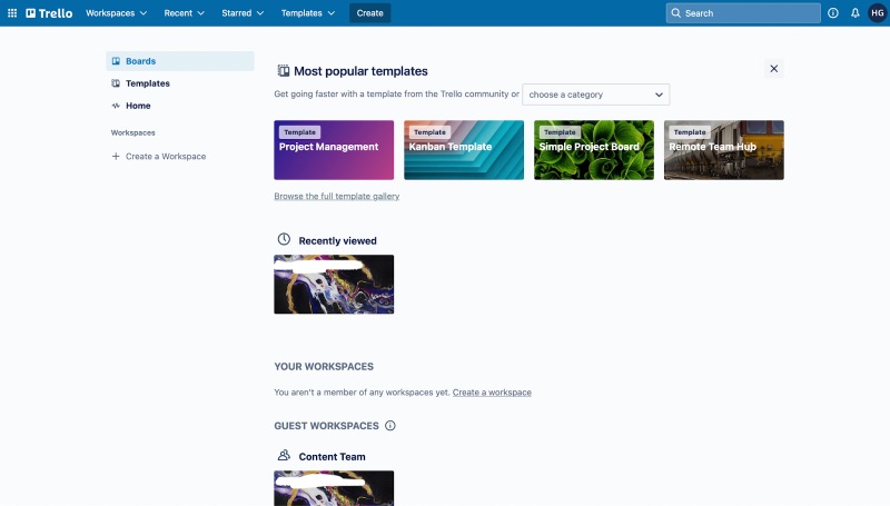 Веб-приложение Trello