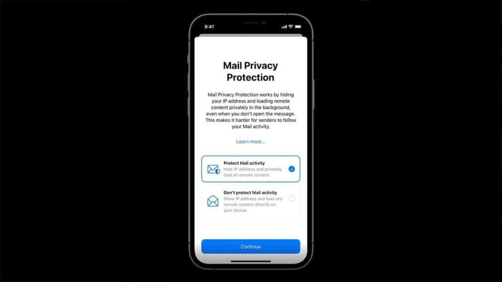 protecția confidențialității e-mailului apple ios 15