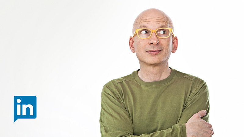 seth godin en fondo blanco