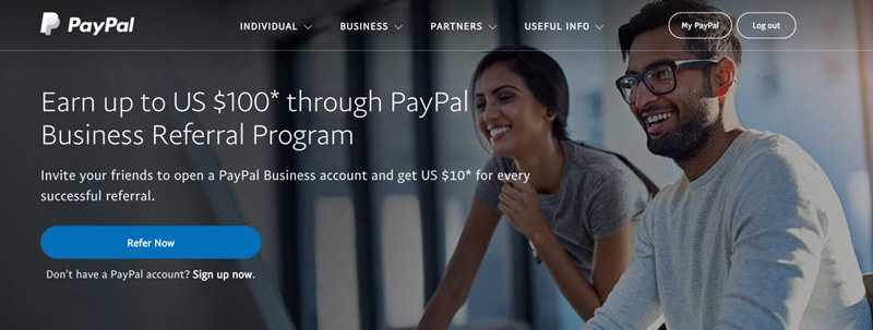 parrainage paypal