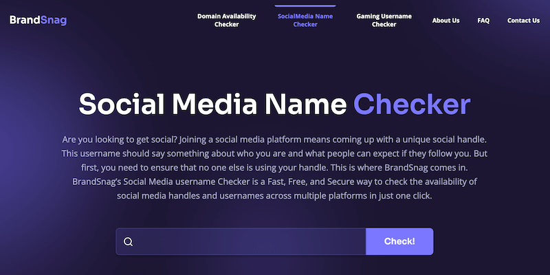 Social-Media-Checker