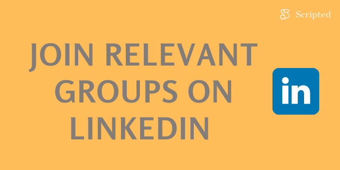 Participe de grupos relevantes no LinkedIn