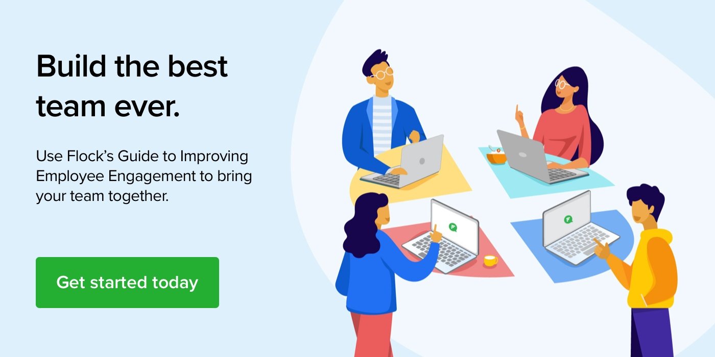 Bezpłatny e-book Pobierz przewodnik Flock dotyczący poprawy zaangażowania pracowników