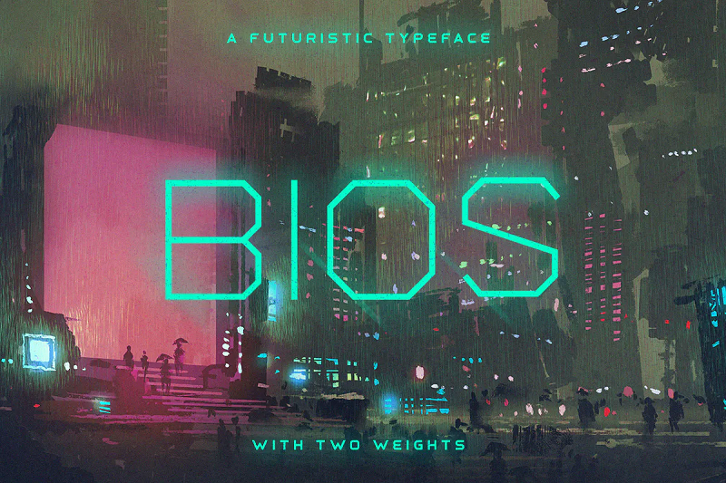 Bios 未来派字体