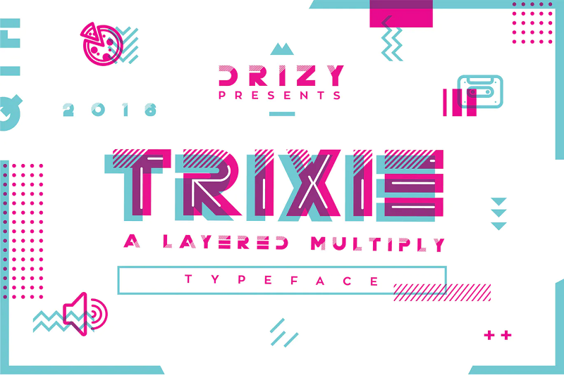 Trixie 未来派字体