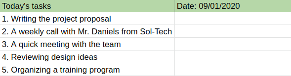 电子表格-_a_list_of_tasks