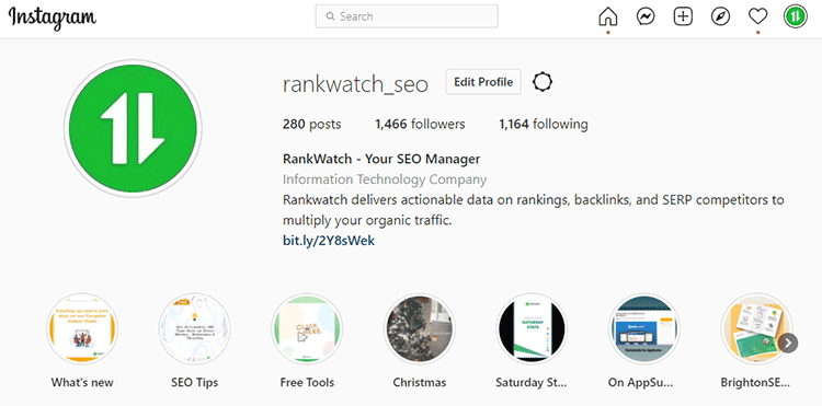 rankwatch-seo-instagram-konto