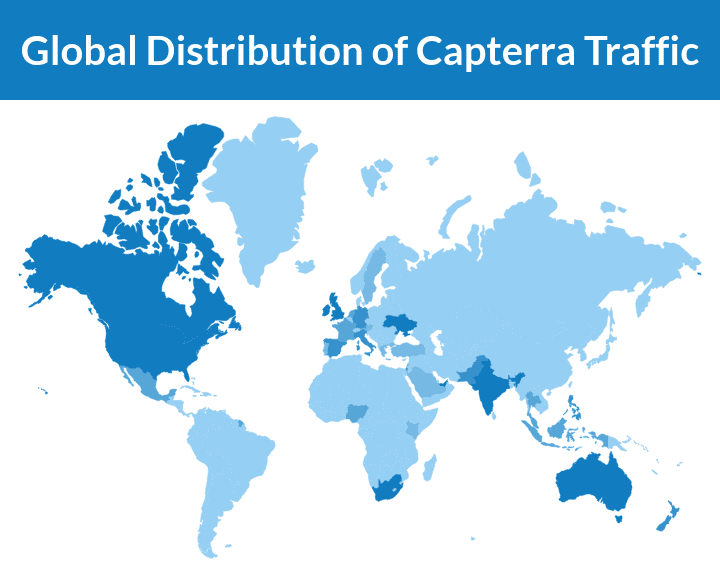 Distribuzione globale di Capterra