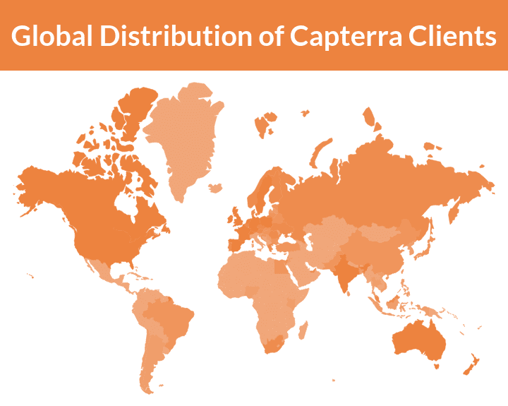 Distribuzione globale di Capterra