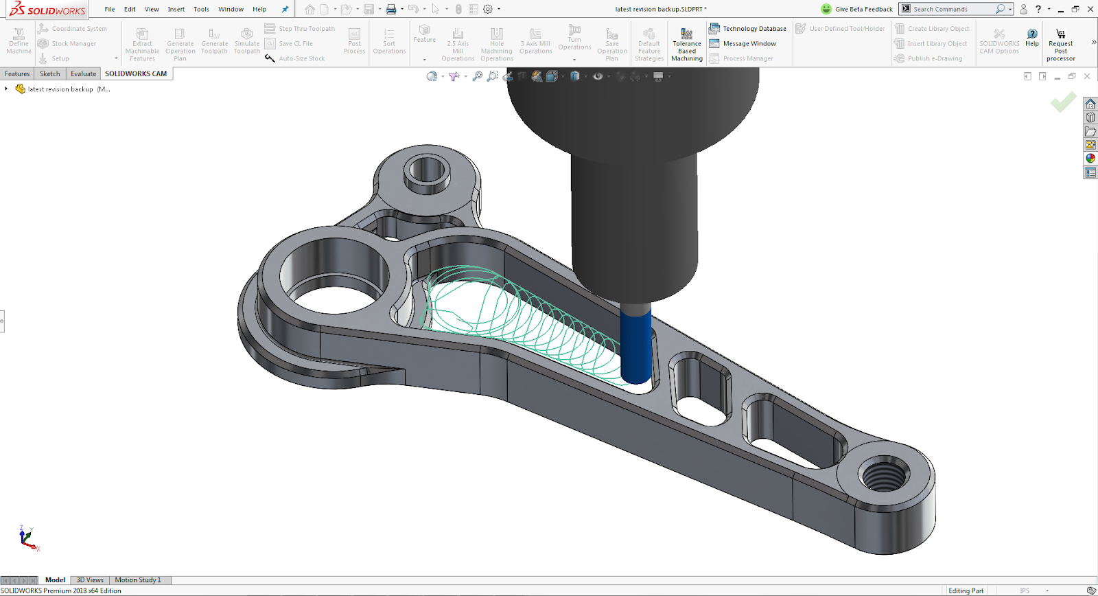 Desain gambar 3D SolidWokrs