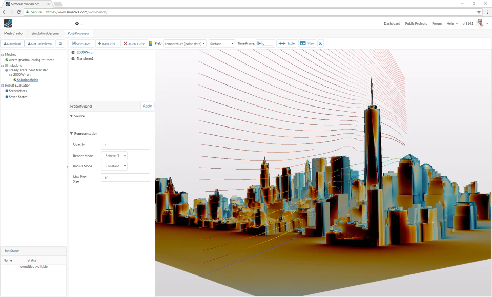 <p><i><span style="font-weight: 400;">External flow simulation in </span></i><a href="https://www.capterra.com/p/145960/SimScale/"><i><span style="font-weight: 400;">SimScale</span></i></a><i><span style="font-weight: 400;"> (</span></i><a href="https://www.capterra.com/p/145960/SimScale/"><i><span style="font-weight: 400;">Source</span></i></a><i><span style="font-weight: 400;">)</span></i></p>
