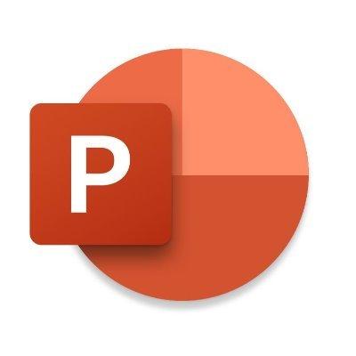 El logotipo de Microsoft PowerPoint