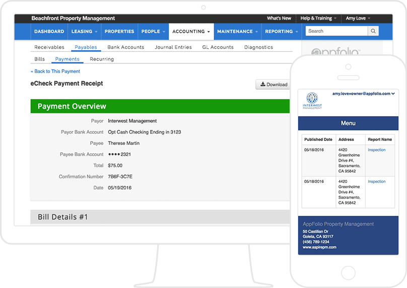 AppFolio ist eine am besten bewertete Option für Immobilienverwaltungssoftware