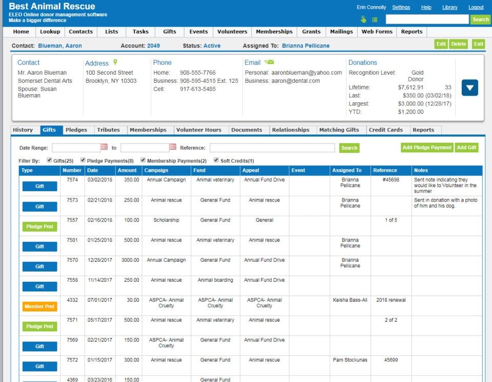 Tools der Spenderorganisation Eleo