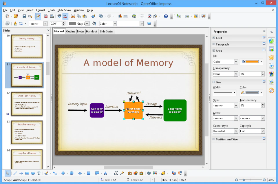 <p style="text-align: center;">Creating a presentation in <a href="https://www.capterra.com/p/160717/Apache-OpenOffice/">Apache OpenOffice</a> (<a href="https://www.capterra.com/p/160717/Apache-OpenOffice/">Source</a>)</p>
